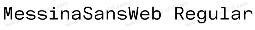MessinaSansWeb Regular字体转换